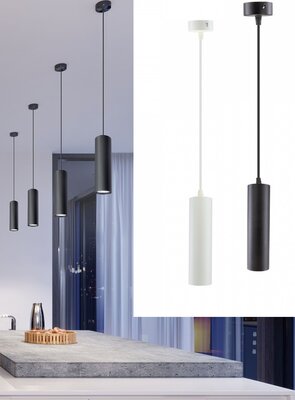 HANGLAMP MADA MINI II GU10 BASE ZWART OF WIT