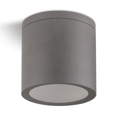 BUITENLAMP OPBOUW AZAR-18 GRIJS IP44 230V GU10