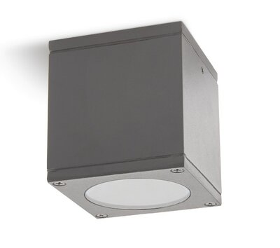 BUITENLAMP AZAR-17 OPBOUW GRIJS IP44 230V GU10