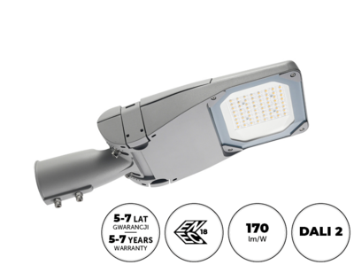 LED STRAATLAMP MASTER STREET PARKING IP66 IK09 230V 35W 5950LM