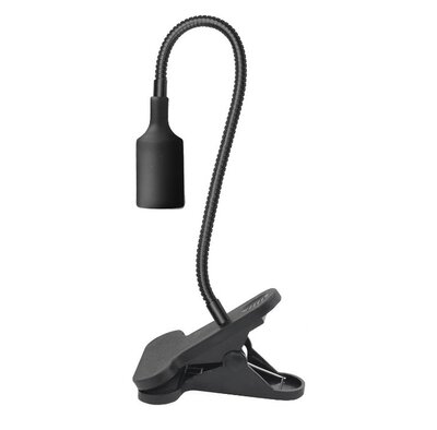 KLEMSPOT CLIPY ZWART E27 1,7M KABEL MET STEKKER/SCHAKELAAR