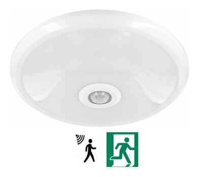 LED PLAFONDLAMP MET SENSOR + 3-UREN NOODLAMP