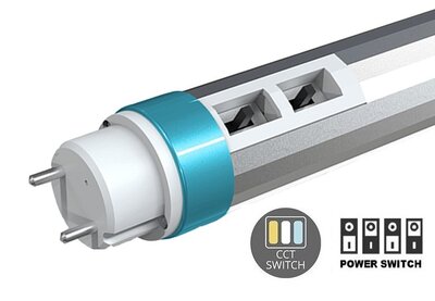 LED TL BUISLAMP 90-CM POWER- & CCT-SWITCH T8 G13