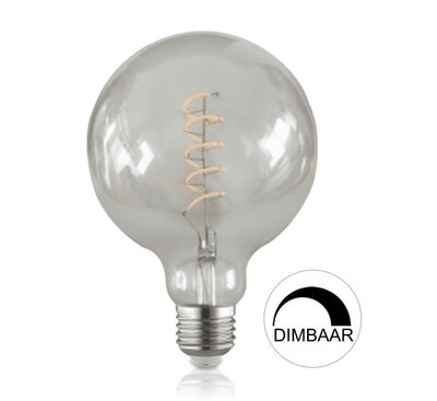 LED FILAMENT GLOBE G80 CLEAR DIMBAAR E27 4W 277LM 2400K