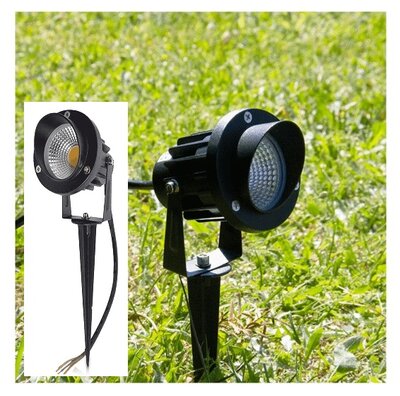 LED TUINSPOT MET GRONDPEN IP65 230V 7W 448LM