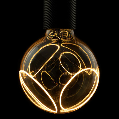 SEGULA LED ILLUSION GLOBE 125 TWO CRESCENT CAT&EYE 8W 1900K