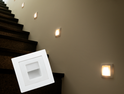 LED TRAPVERLICHTING WANDARMATUUR 230V WARM WIT