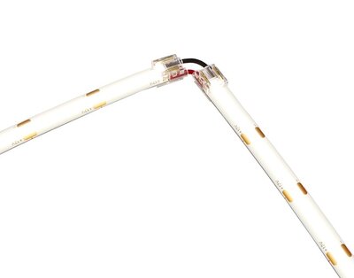 LED STRIP HOEKCONNECTOR 8- & 10-MM COB & SMD LED STRIPS