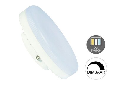 GX53 LED LAMP DIMBAAR & CCT-SWITCH 230V 6W 594LM