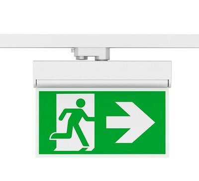 3-FASE LED NOODVERLICHTING WIT MET PICTOGRAM