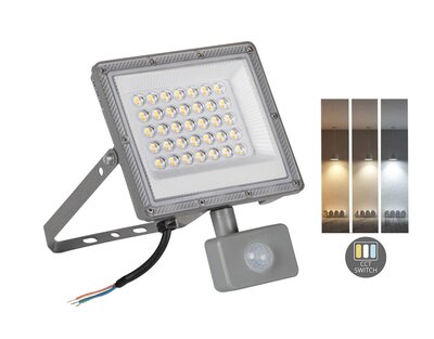 LED VERSTRALER MET SENSOR 230V 30W 3000K/4000K/6500K