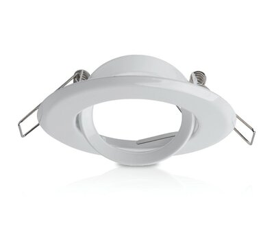 INBOUWARMATUUR ECO Ø90-MM WIT METAAL GU10/MR16