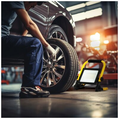 LED WERKLAMP BOUWLAMP IP65 230V 50W 4250LM 4000K