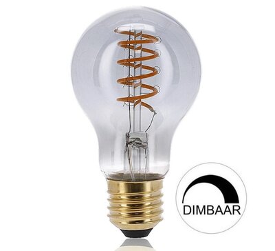 LED FILAMENT A60 PEER SMOKY DIMBAAR E27 4W 179LM 2000K