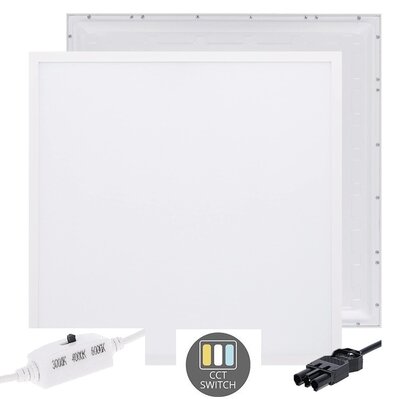 LED PANEEL BACK-LIT 60X60CM MET 3-SWP SNOER 28W CCT-SWITCH