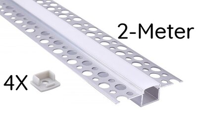 ALUMINIUM PLEISTERPROFIEL ALU - LED STRIP TOT 12-MM