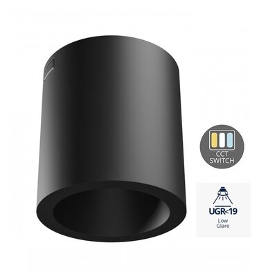 LED PLAFONDSPOT CHLOE-R UGR19 7W 560LM CCT-SWITCH