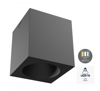 LED PLAFONDSPOT CHLOE-V UGR19 7W 560LM CCT-SWITCH