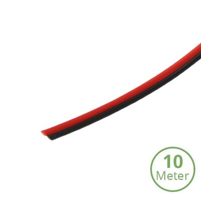 2-ADERIGE LED STRIP KABEL 1-KLEURIGE LED STRIPS 10-METER
