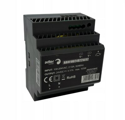 LED DIN-RAIL TRANSFORMATOR 24V/DC 100-WATT 4,17A