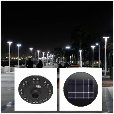 LED PARKLAMP ZONNE-ENERGIE SENSOR/REMOTE IP54 15W