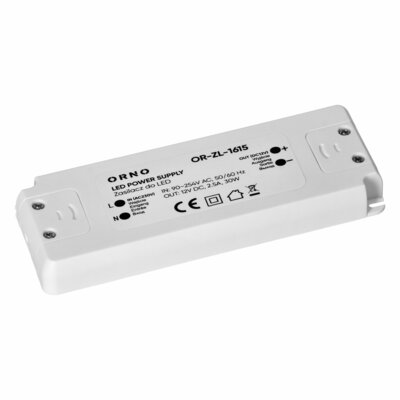 LED TRANSFORMATOR ECO IP20 12V/DC 30W 2,5A