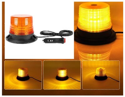 LED ZWAAILAMP 12-24V/DC 30W MAGNEET/ZUIGNAP 128X95MM