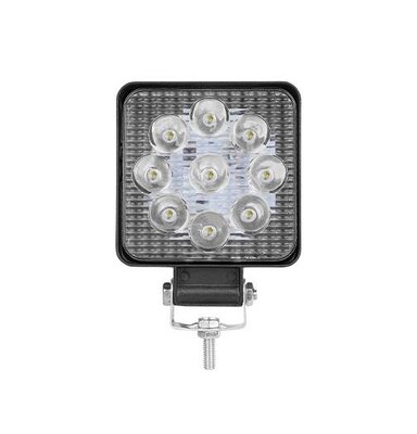 LED WERKLAMP 10-30V/DC 27W 3510LM 6000K 30° VIERKANT