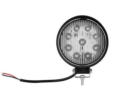 LED WERKLAMP 10-30V/DC 27W 2700LM 6000K 30° ROND