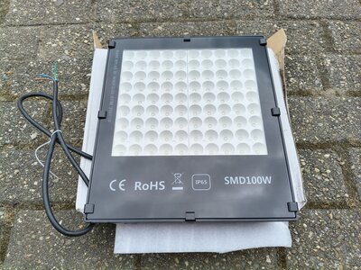 LED Proslim Verstraler Schijnwerper 100W 4000K IP66