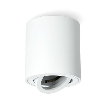 OPBOUWARMATUUR ZWENKBAAR WIT 230V GU10