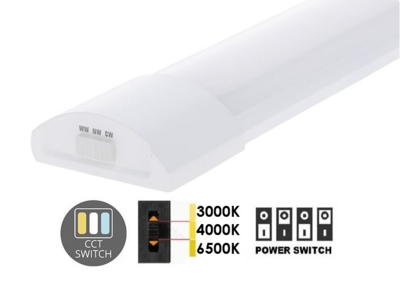 LED BATTEN 150-CM IP40 POWER- & CCT-SWITCH