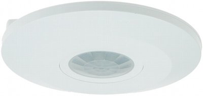 LED BEWEGINGSMELDER FLAT IP20 PLAFOND OPBOUW 230V 1-2000W 360° 6M REIKWIJDTE
