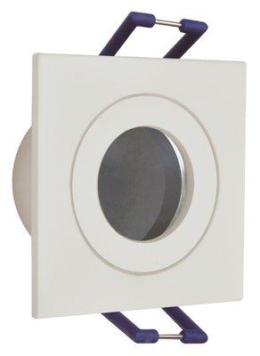 INBOUWARMATUUR VIERKANT WIT IP44 MR11 35-MM SPOTS