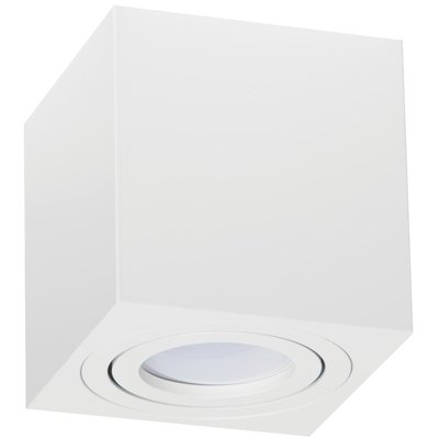 OPBOUWARMATUUR ZWENKBAAR WIT 230V GU10