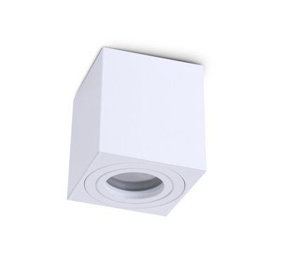 OPBOUWARMATUUR AQUA IP44 WIT 230V GU10